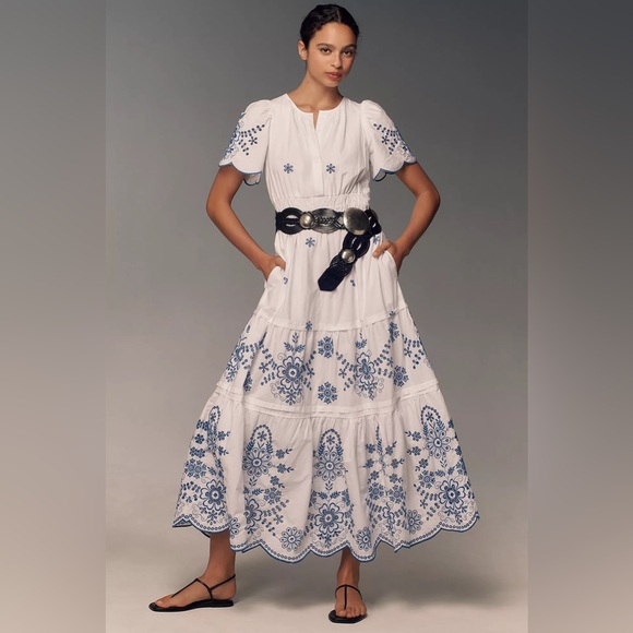 Anthropologie Dresses & Skirts - Anthropologie The Somerset Maxi Dress: Eyelet Edition NWT